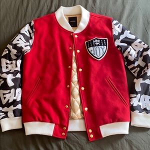 Men’s joyrich graffiti bomber